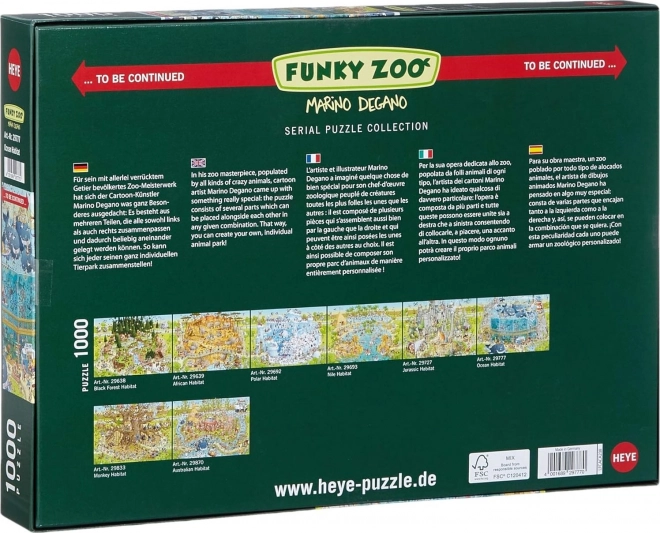 HEYE Puzzle Szalona ZOO: Ekspozycja Ocean 1000 elementów