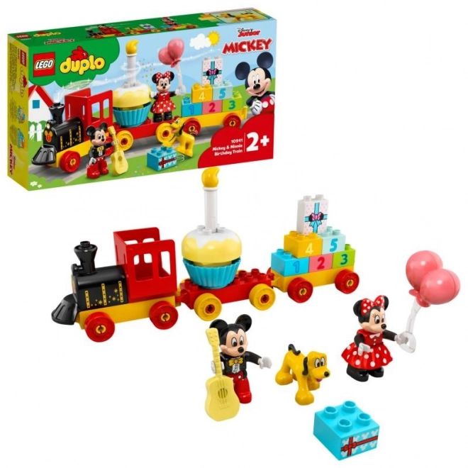 LEGO 10941 DUPLO Urodzinowy pociąg Mickey’ego i Minnie