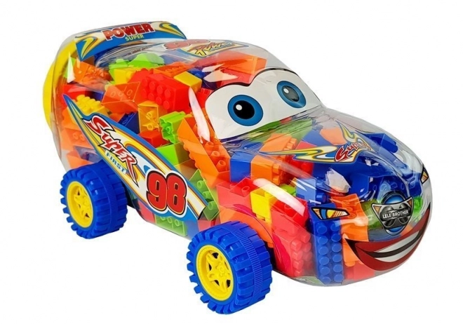 Klocki w słoiku Auto 35 cm 205 klocków