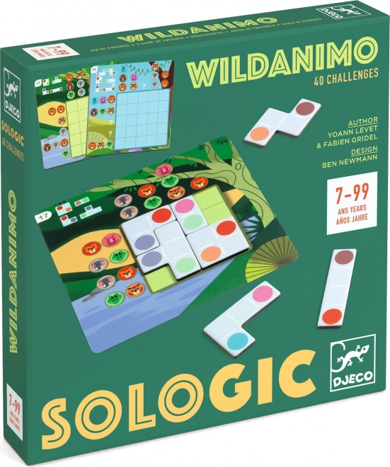 Kieszonkowa gra logiczna Sologic Wildanimo od DJECO