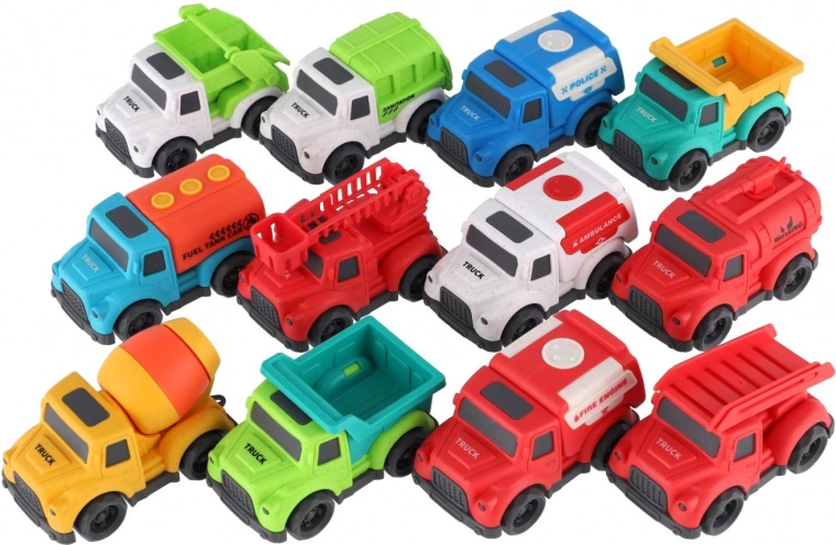 Różne typy pojazdów dla rozwoju wyobraźni