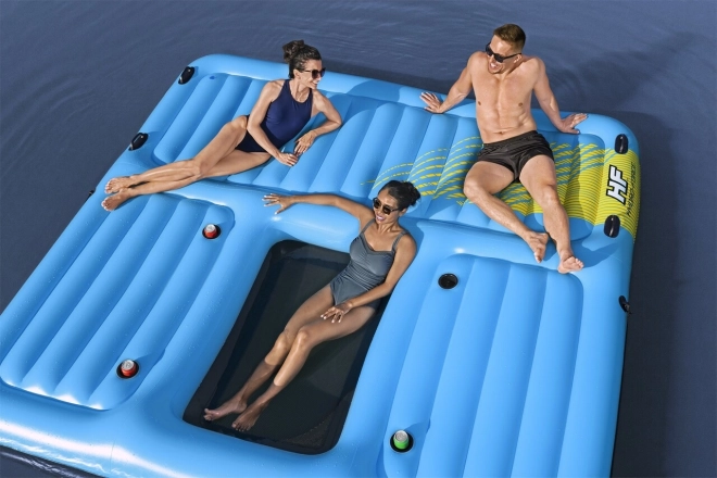 HYDRO-Force Wyspa + zjeżdżalnia 376x311cm BESTWAY
