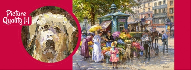 Puzzle Kwiecisty Rynek CHERRY PAZZI 1000 elementów