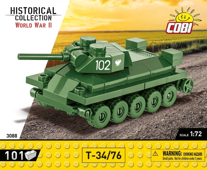 Zestaw klocków Czołgu T-34/76