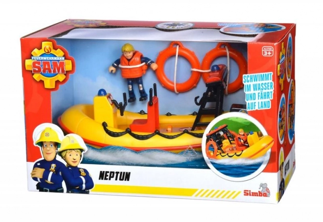 Strażak Sam łódź Neptun z figurką