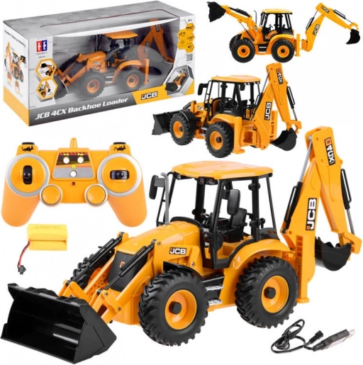 Duży traktor RC – spychacz i ładowarka JCB 1:20