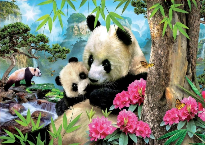 Educa puzzle panda z młodym 1000 elementów