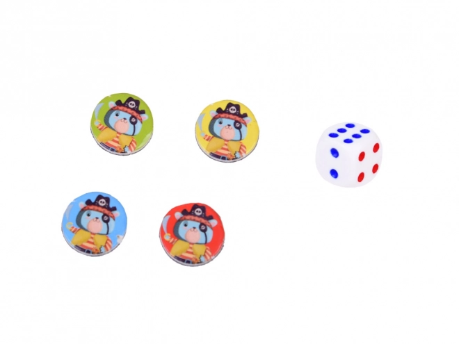 Magnetyczna gra Poszukiwanie skarbu Piraci