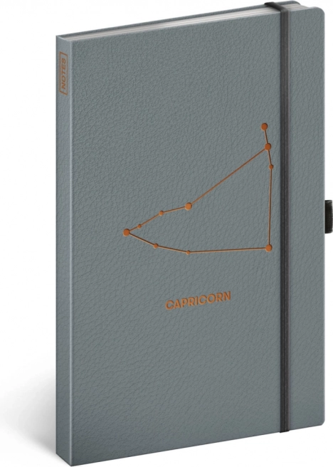 Notes NOTIQUE Zodiak Koziorożec, w linie 13 × 21 cm