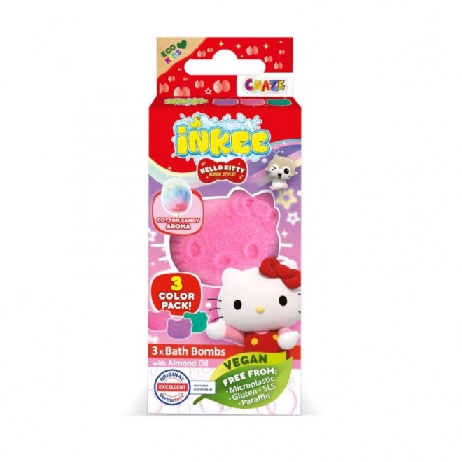 INKEE - Mini zestaw musująca bomba - Hello Kitty