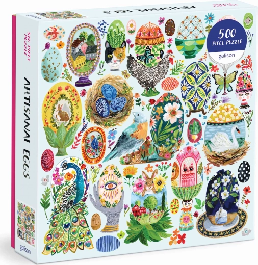 Puzzle malowane pisanki 500 elementów Galison