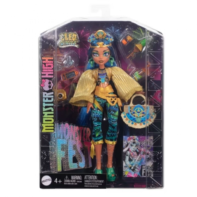 Barbie Monster fest lalka - cleo HXH81