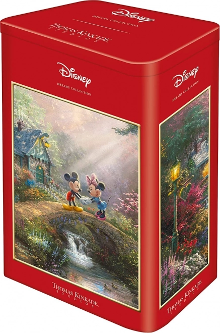 Puzzle w metalowej puszce Mickey & Minnie 500 element�f3w