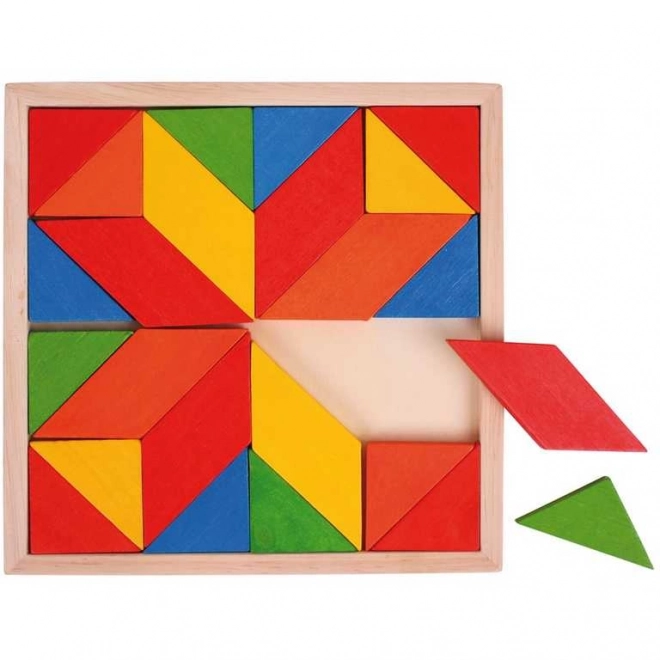 Bigjigs Toys Drewniana Mozaika Kolorowa