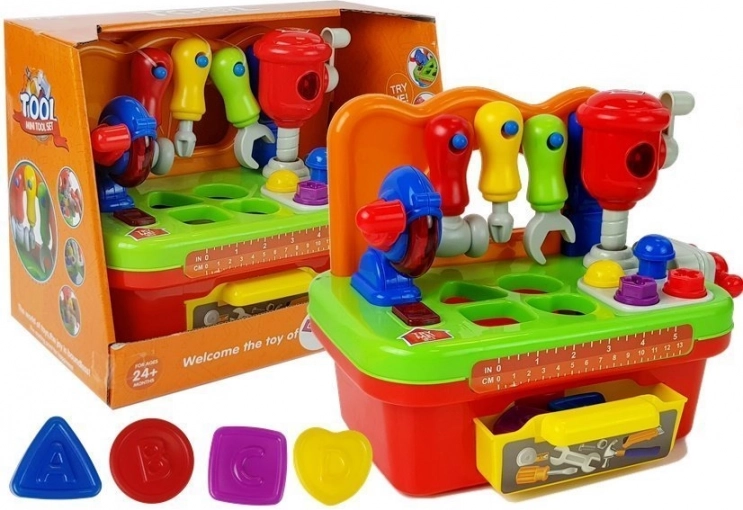 Zestaw narzędzi Baby Workshop Sorter z dźwiękiem i światłem