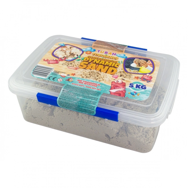 Piasek dynamiczny 5 kg w praktycznym pudełku