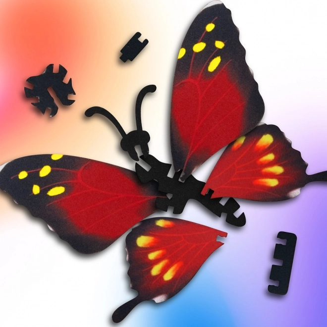 EscapeWelt 3D drewniane puzzle motyl