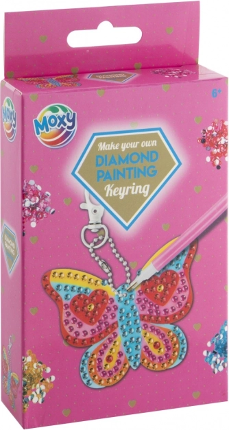 Grafix diamentowe malowanie zawieszka motyl