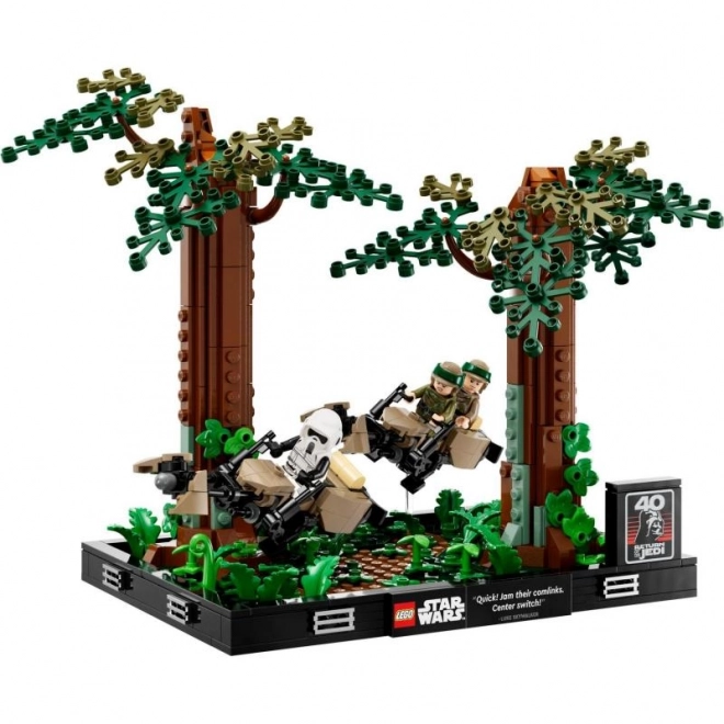 LEGO® Star Wars™ 75353 Pościg na ścigaczach na planecie Endor™ – diorama
