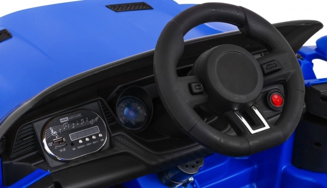 Dziecięcy niebieski elektryczny samochód GT Sport z pilotem