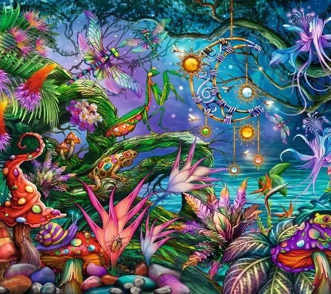 Puzzle Kolorowa Fantazja 1000 elementów Ravensburger