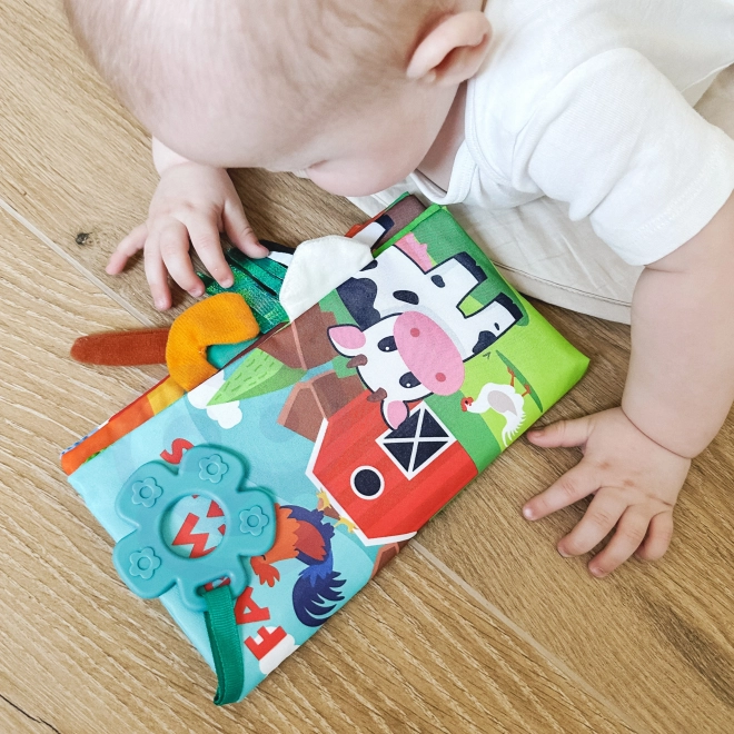 Książka materiałowa o zwierzęcych ogonach WOOPIE