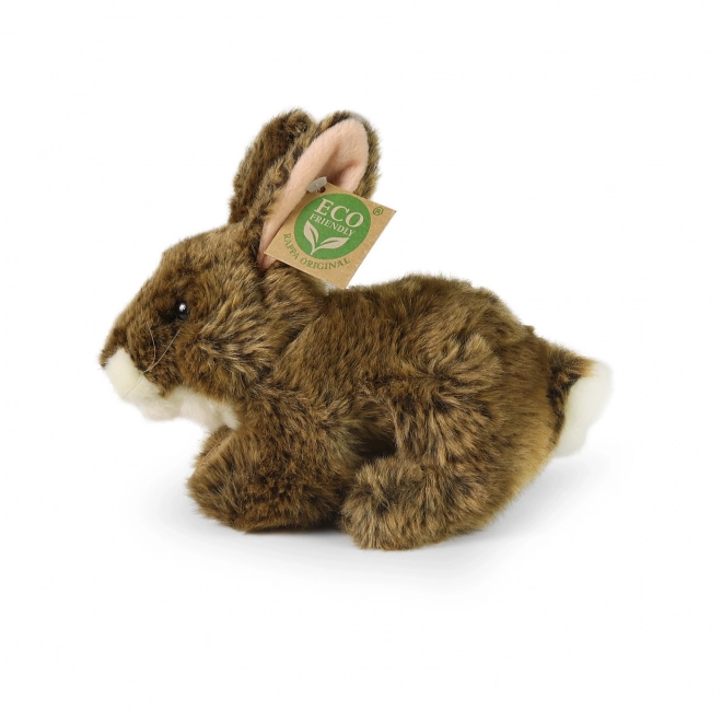 Pluszowy królik brązowy leżący 17 cm ECO-FRIENDLY