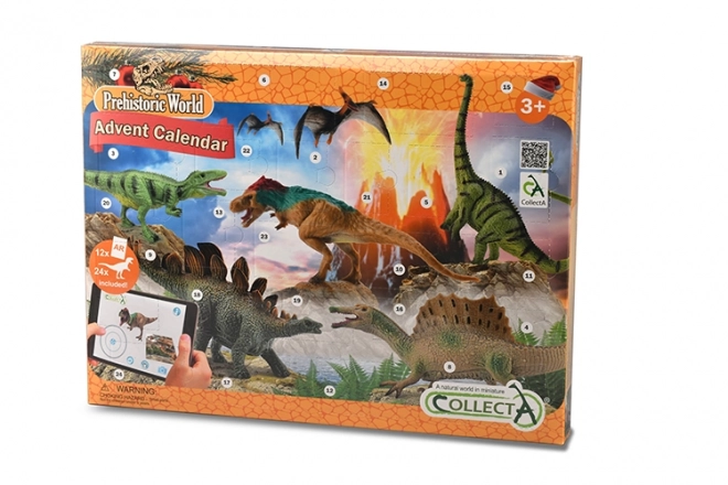 Kalendarz adwentowy z dinozaurami