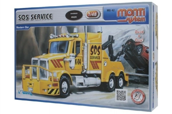 Klocki Monti System MS 42 SOS Serwis Western star 1:48 w pudełku 22x15x6cm