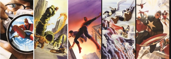 Panoramiczne puzzle Clementoni Marvel 80 lat 1000 elementów
