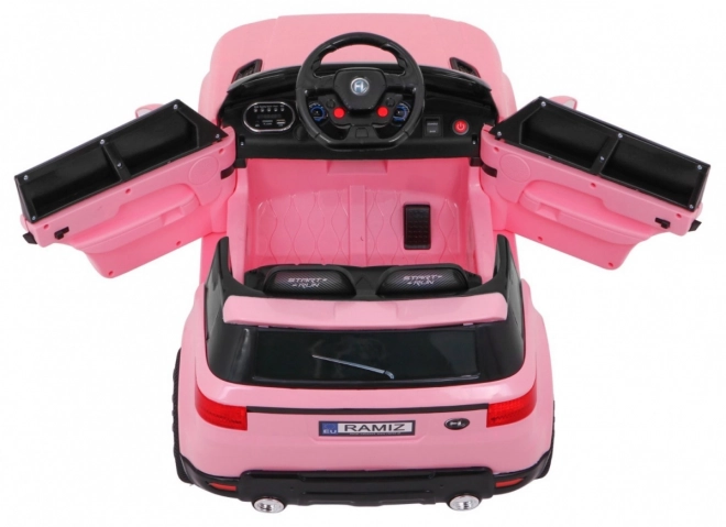 Elektryczne autko Land Rapid Racer różowe