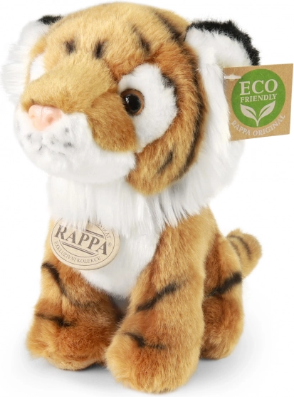 Pluszowy tygr ECO-FRIENDLY siedzący 18 cm