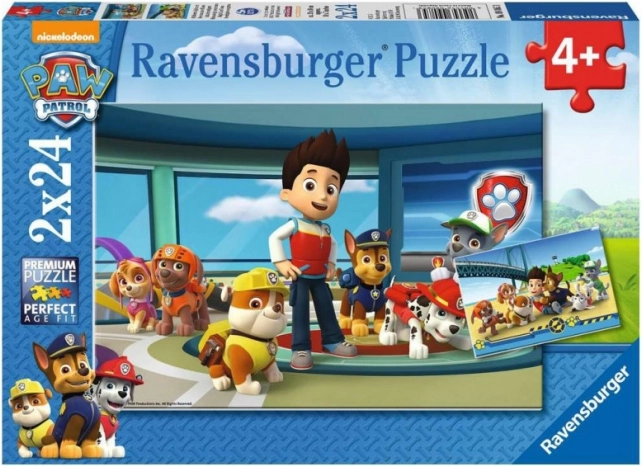Ravensburger puzzle Psi Patrol 2×24 elementy