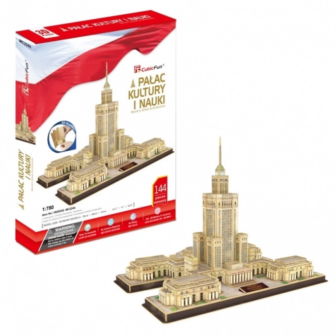 144 elementów 3D puzzle Pałac Kultury i Nauki