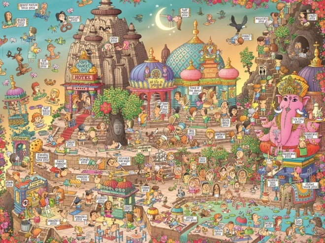 Puzzle Kraina Jogi 1500 elementów HEYE