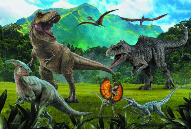 Puzzle dinozaury Jurassic Park 100 elementów