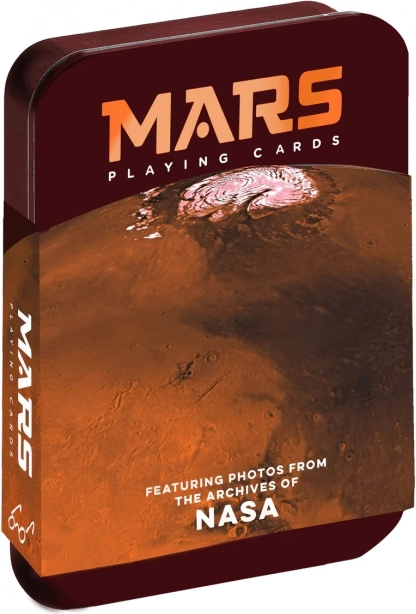 Kosmiczne karty do gry Mars od Chronicle Books