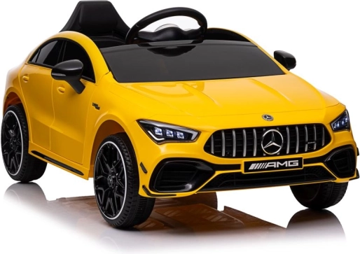 Elektryczny samochodzik MERCEDES CLA 45 S AMG 4x4 żółty