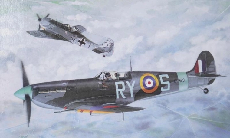 model samolotu supermarine spitfire mk.vb 1:72