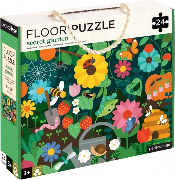 Petitcollage Podłogowe puzzle Tajemniczy ogród