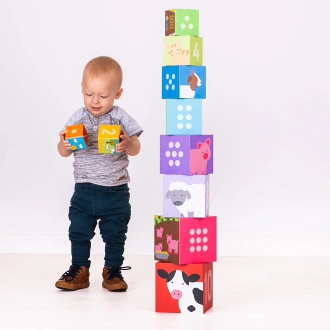 Bigjigs Toys Klocki dydaktyczne farma