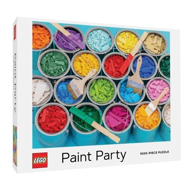 Chronicle Books puzzle LEGO malarska party 1000 elementów