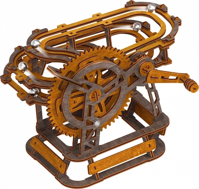 Drewniana 3D puzzle Tor kulowy Mini od Wooden City
