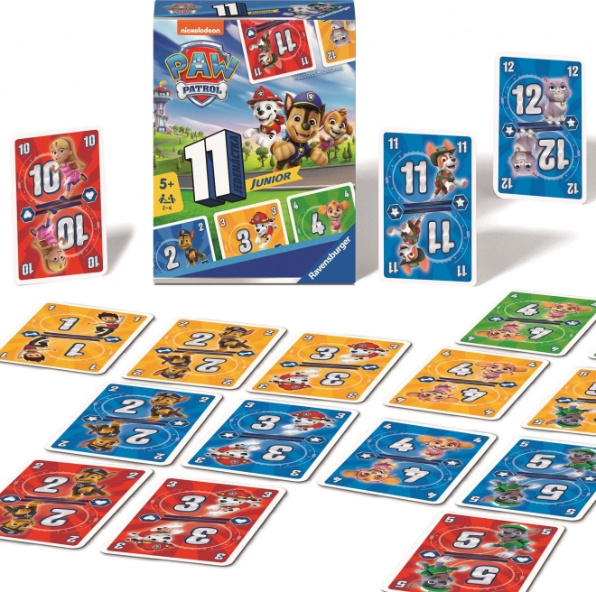 Ravensburger Gra karciana Jedenastka - Psi patrol