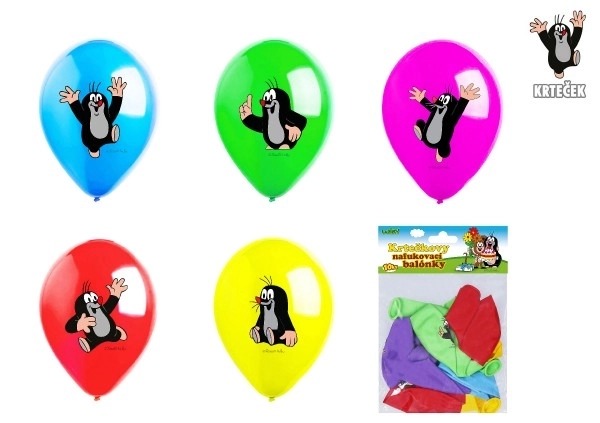 Balon dmuchany Krecik 30 cm - 10 sztuk