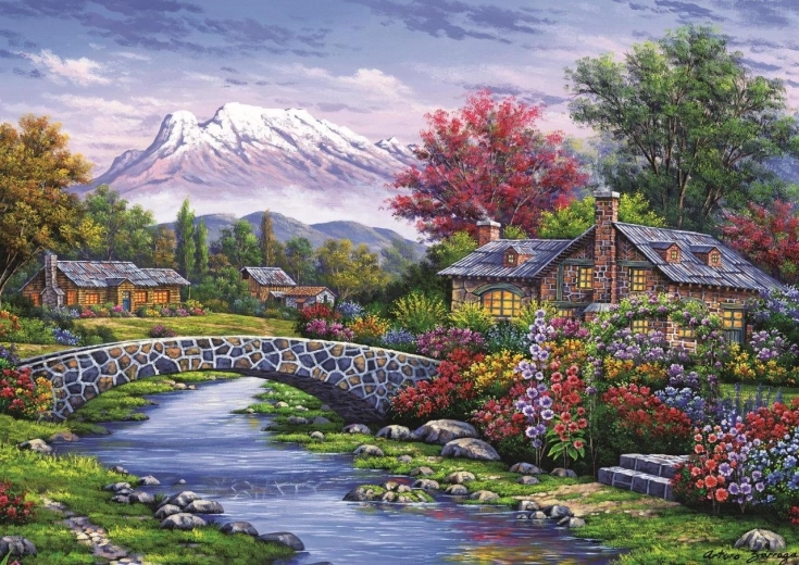 Puzzle Łukowy Most 500 elementów – ART PUZZLE