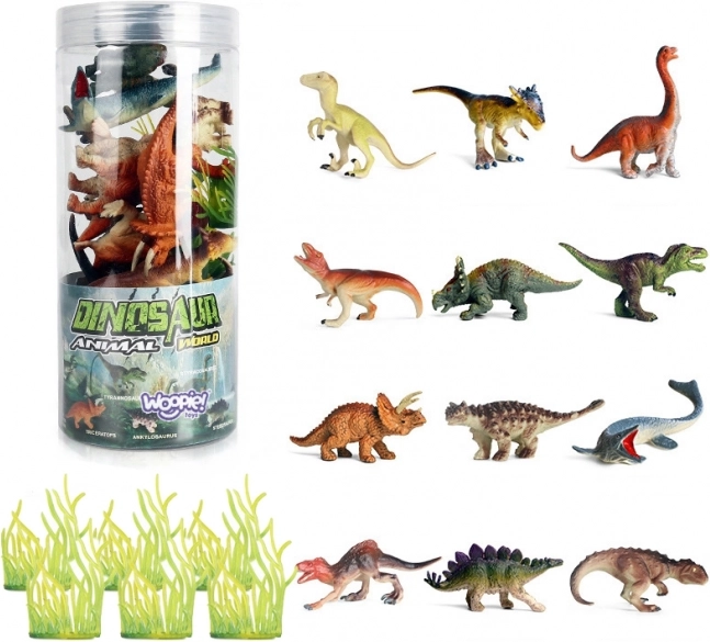 Woopie zestaw figurek dinozaurów 18 szt.