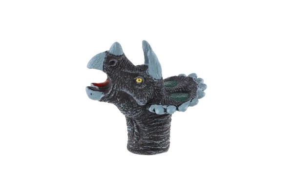 Pacynki palcowe dinozaury 5 szt. gumowe 6cm na karcie 16,5x20cm