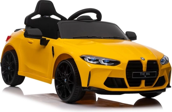Dziecięcy samochód elektryczny BMW M4 żółty