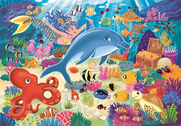 Clementoni Puzzle Zabawa pod wodą 30 elementów
